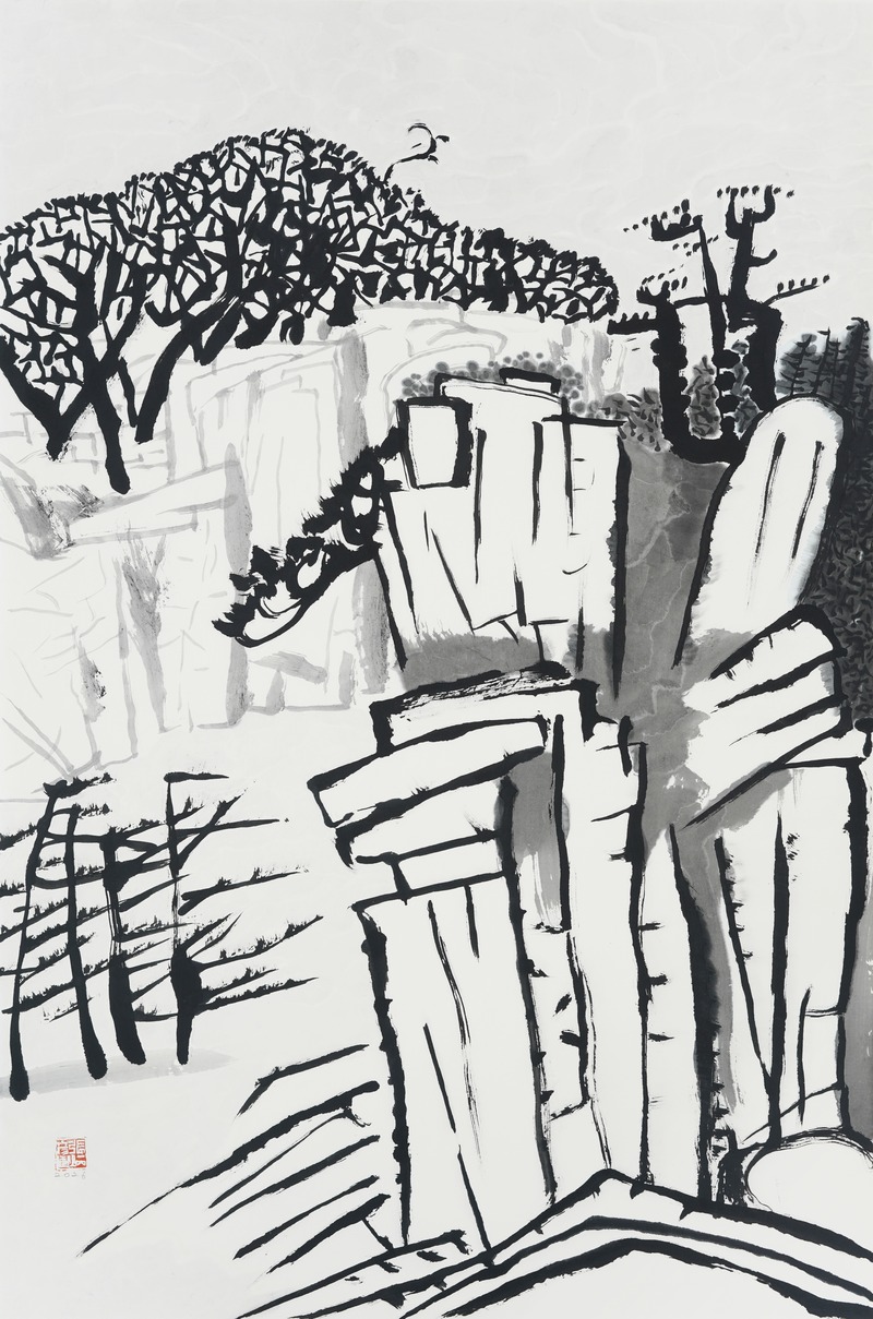 Jang Byeong Eun · Eastbrush · 张炳彥 · Landscape_in_Mind ·  ink_on_paper · 1050mm_x_700mm · 2026